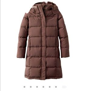 LLBean Ultawarm 3/4 Length Down Coat